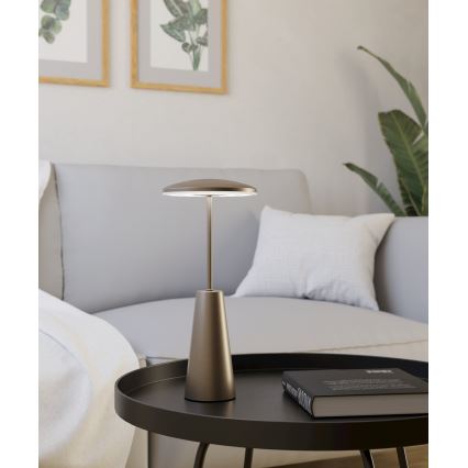 Eglo - Lámpara de exterior LED táctil regulable LED/2,8W/5V 2400K/3000K/4000K 5200 mAh IP54 beige