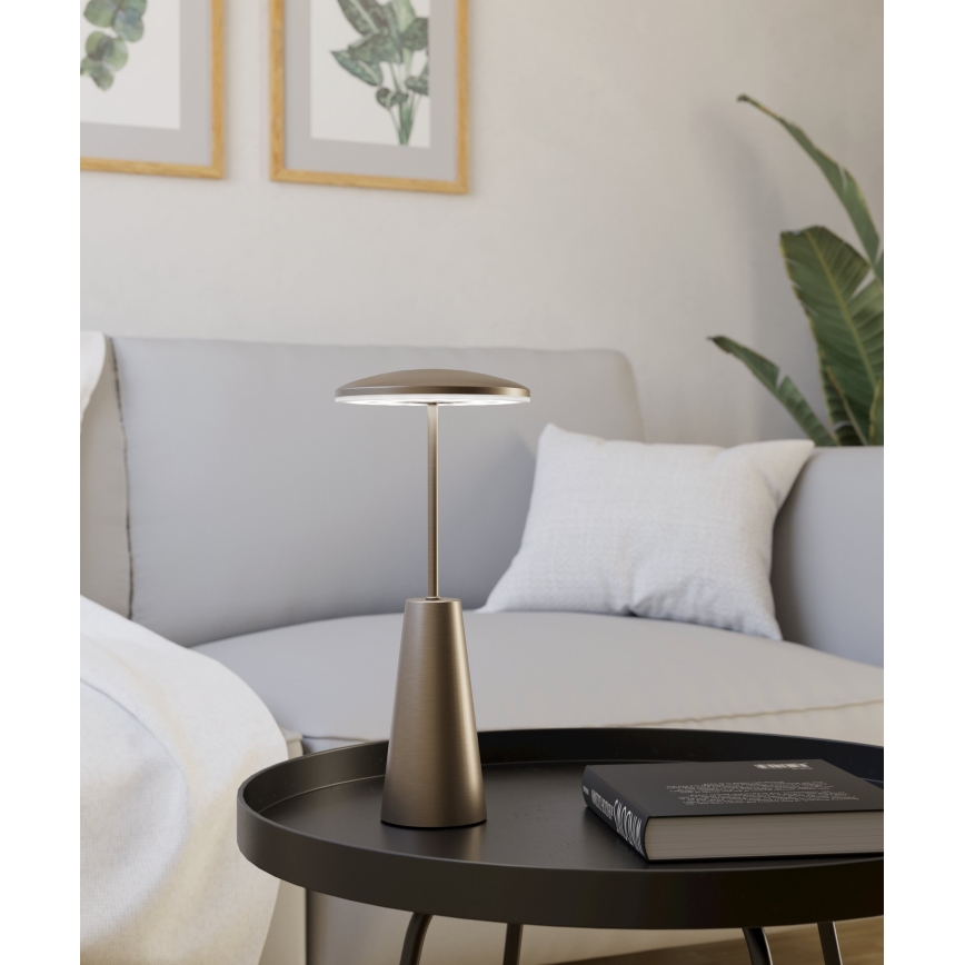 Eglo - Lámpara de exterior LED táctil regulable LED/2,8W/5V 2400K/3000K/4000K 5200 mAh IP54 beige