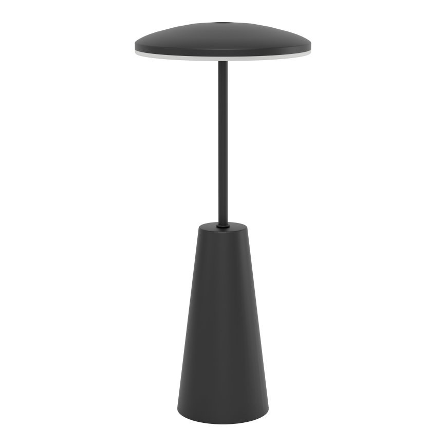 Eglo - Lámpara de exterior LED táctil regulable LED/2,8W/5V 2400K/3000K/4000K 5200 mAh IP54 negro