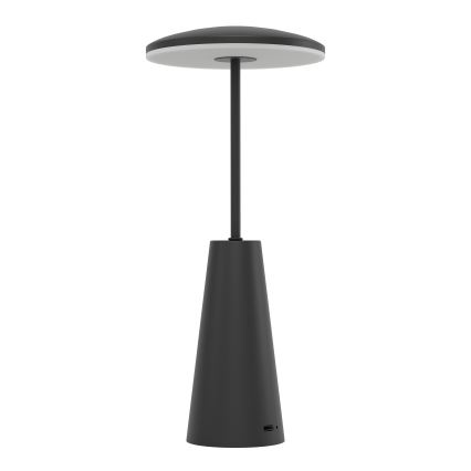 Eglo - Lámpara de exterior LED táctil regulable LED/2,8W/5V 2400K/3000K/4000K 5200 mAh IP54 negro