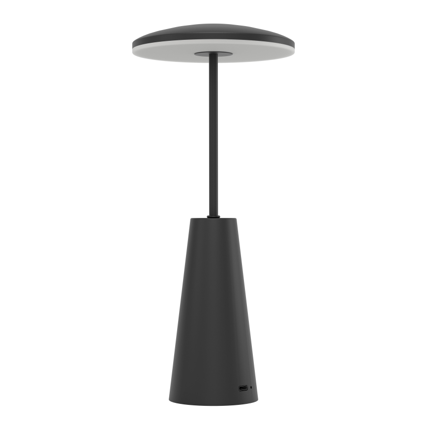 Eglo - Lámpara de exterior LED táctil regulable LED/2,8W/5V 2400K/3000K/4000K 5200 mAh IP54 negro