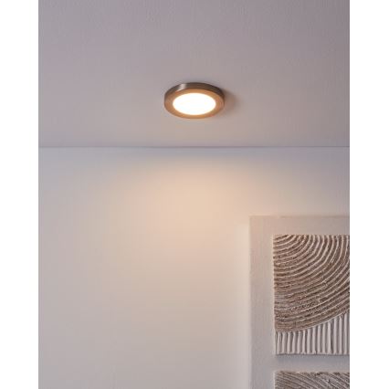 Eglo - Lámpara empotrable LED LED/5,5W/230V 3000K cromo mate