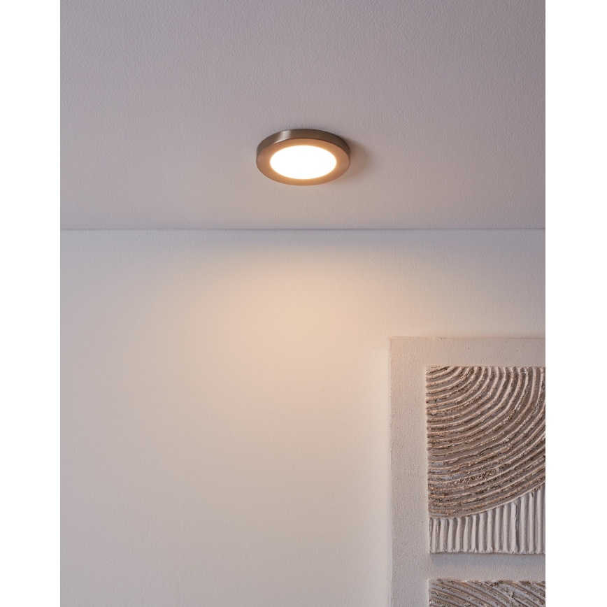 Eglo - Lámpara empotrable LED LED/5,5W/230V 3000K cromo mate