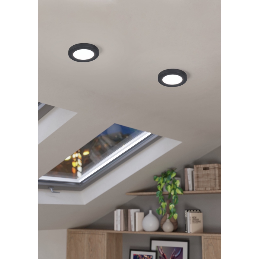 Eglo - Lámpara empotrada LED LED/5,5W/230V 4000K negro
