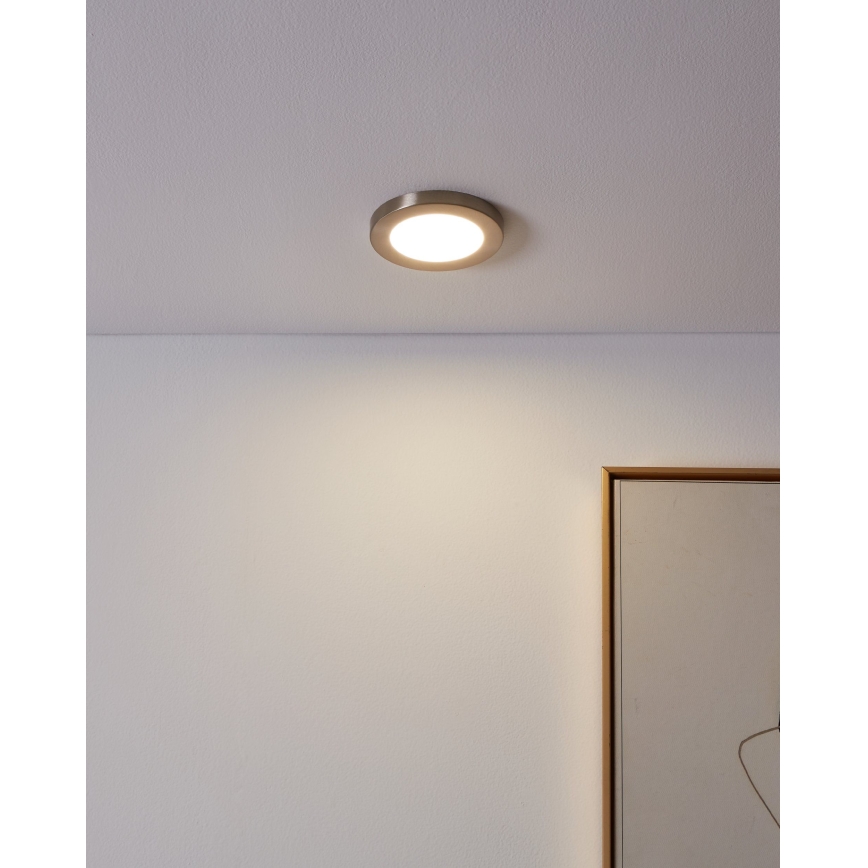 Eglo - Lámpara empotrable LED LED/5,5W/230V 4000K cromo mate
