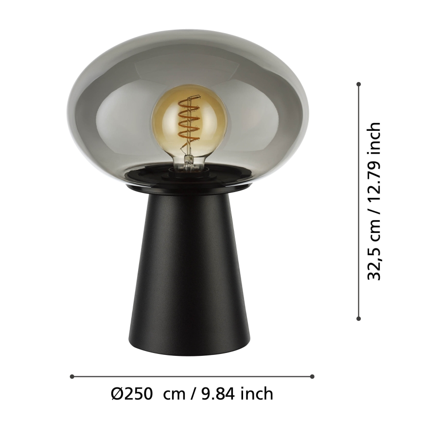 Eglo - Lámpara de mesa 1xE27/40W/230V 32,5 cm