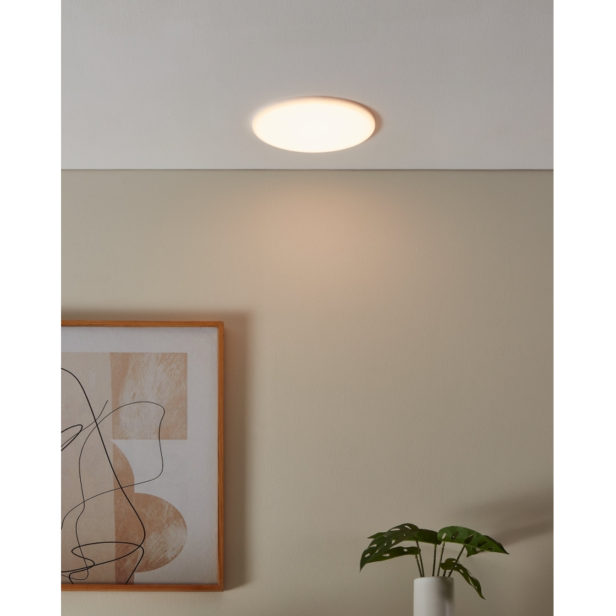 Eglo - Lámpara empotrable de baño LED LED/18W/230V diá. 21,5 cm IP65