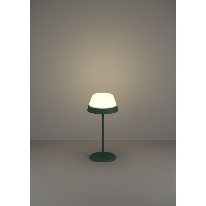 Eglo - Lámpara de exterior LED RGBW regulable táctil 2en1 LED/1,5W/5V 2600 mAh IP54 verde