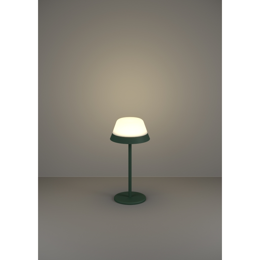 Eglo - Lámpara de exterior LED RGBW regulable táctil 2en1 LED/1,5W/5V 2600 mAh IP54 verde