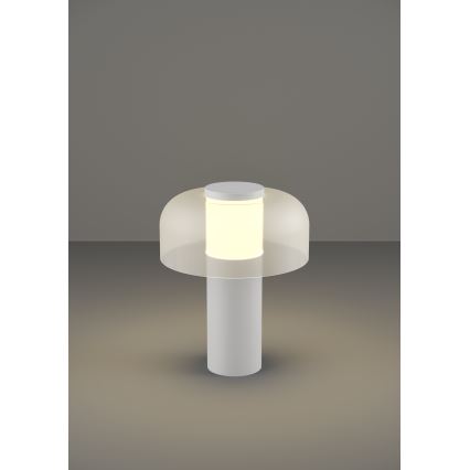Eglo - Lámpara de exterior LED táctil regulable LED/2,25W/5V 2400-4000K 5200 mAh IP44 blanco