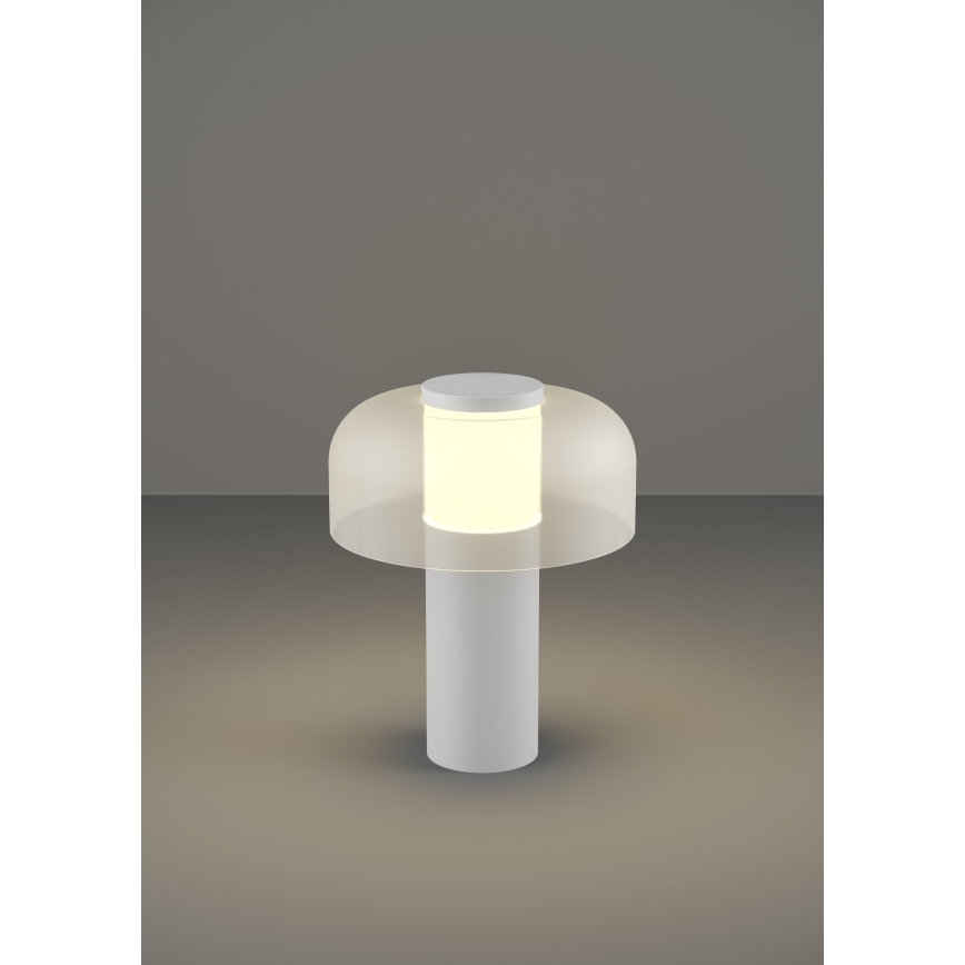 Eglo - Lámpara de exterior LED táctil regulable LED/2,25W/5V 2400-4000K 5200 mAh IP44 blanco