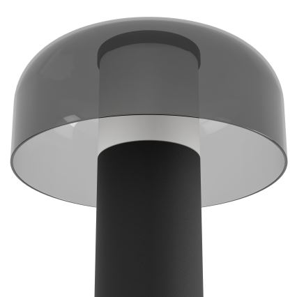 Eglo - Lámpara de exterior LED táctil regulable LED/2,25W/5V 2400-4000K 5200 mAh IP44 negro