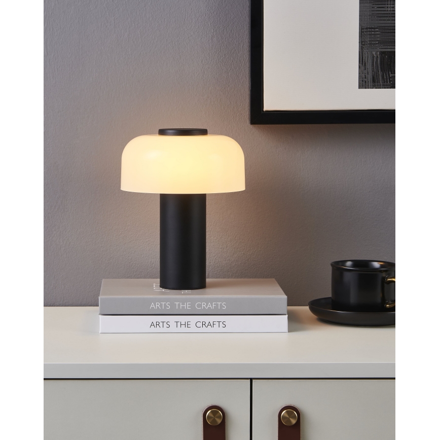 Eglo - Lámpara de exterior LED táctil regulable LED/2,25W/5V 2400-4000K 5200 mAh IP44 negro/blanco