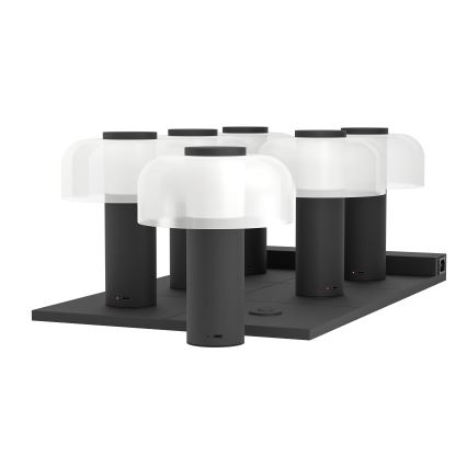Eglo - Lámpara de exterior LED táctil regulable LED/2,25W/5V 2400-4000K 5200 mAh IP44 negro/blanco