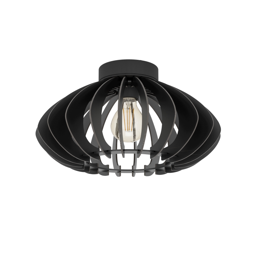 Eglo - Plafón 1xE27/40W/230V diá. 38 cm negro
