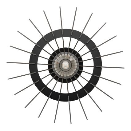 Eglo - Plafón 1xE27/40W/230V diá. 38 cm negro