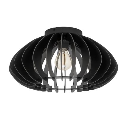 Eglo - Plafón 1xE27/40W/230V diá. 45 cm negro