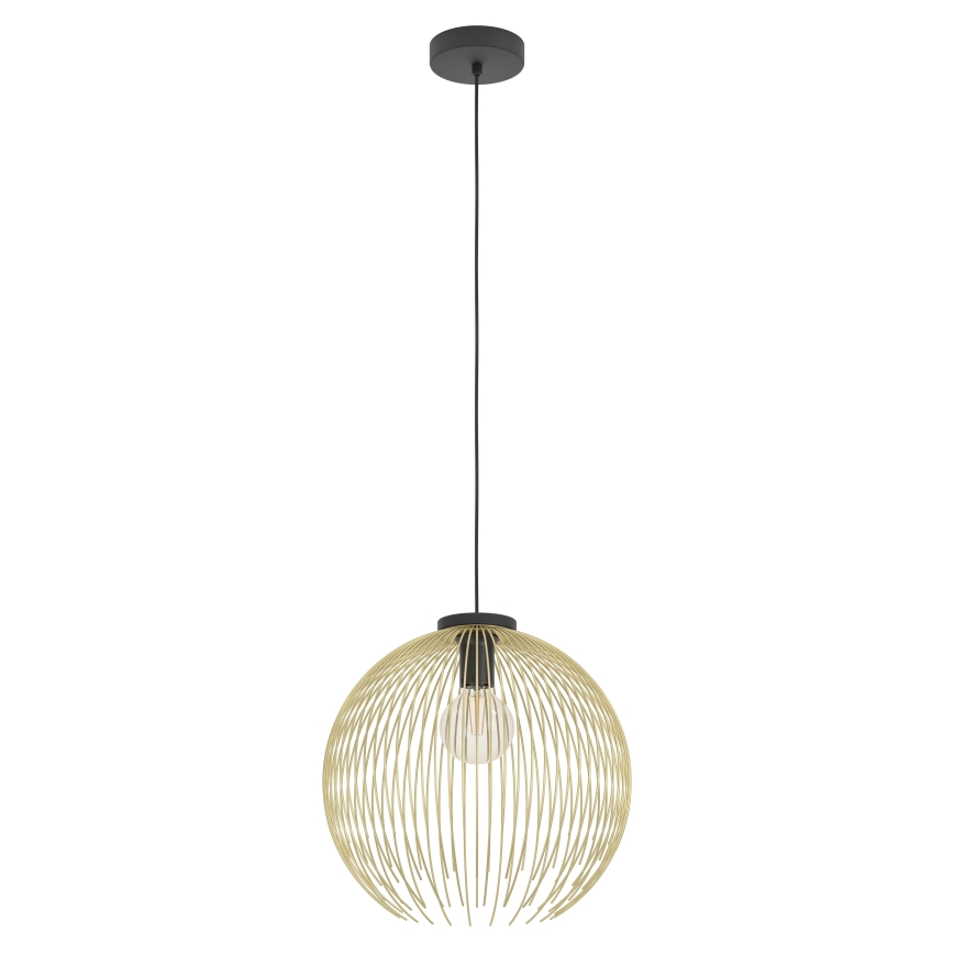 Eglo - Lámpara colgante 1xE27/40W/230V dorado