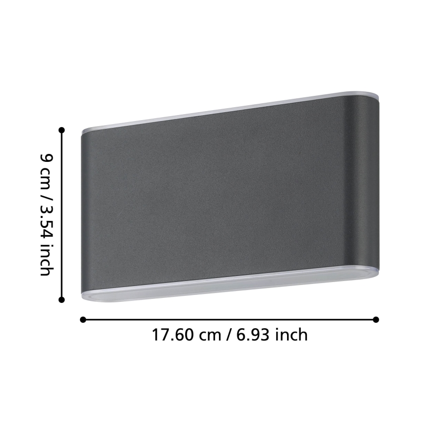 Eglo - Aplique LED para exterior 2xLED/5,8W/230V IP65