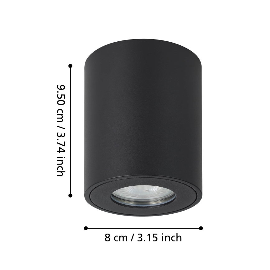 Eglo - Foco de exterior 1xGU10/5W/230V diá. 8 cm IP44