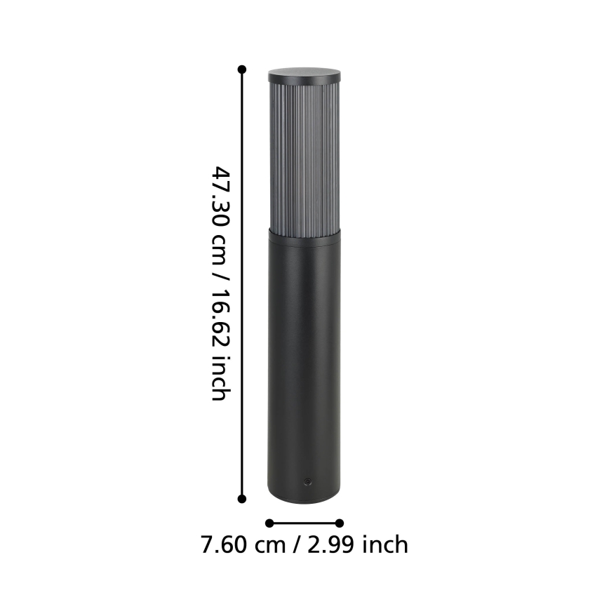 Eglo - Lámpara de exterior 1xE27/15W/230V 46,5 cm IP54