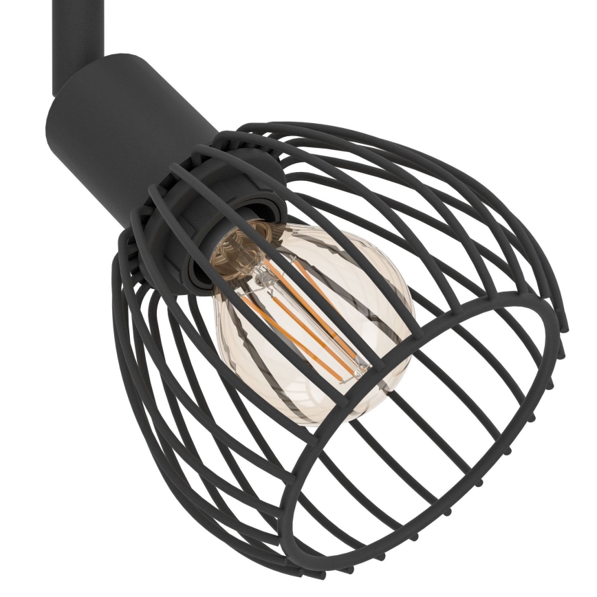 Eglo - Foco 2xE14/40W/230V negro