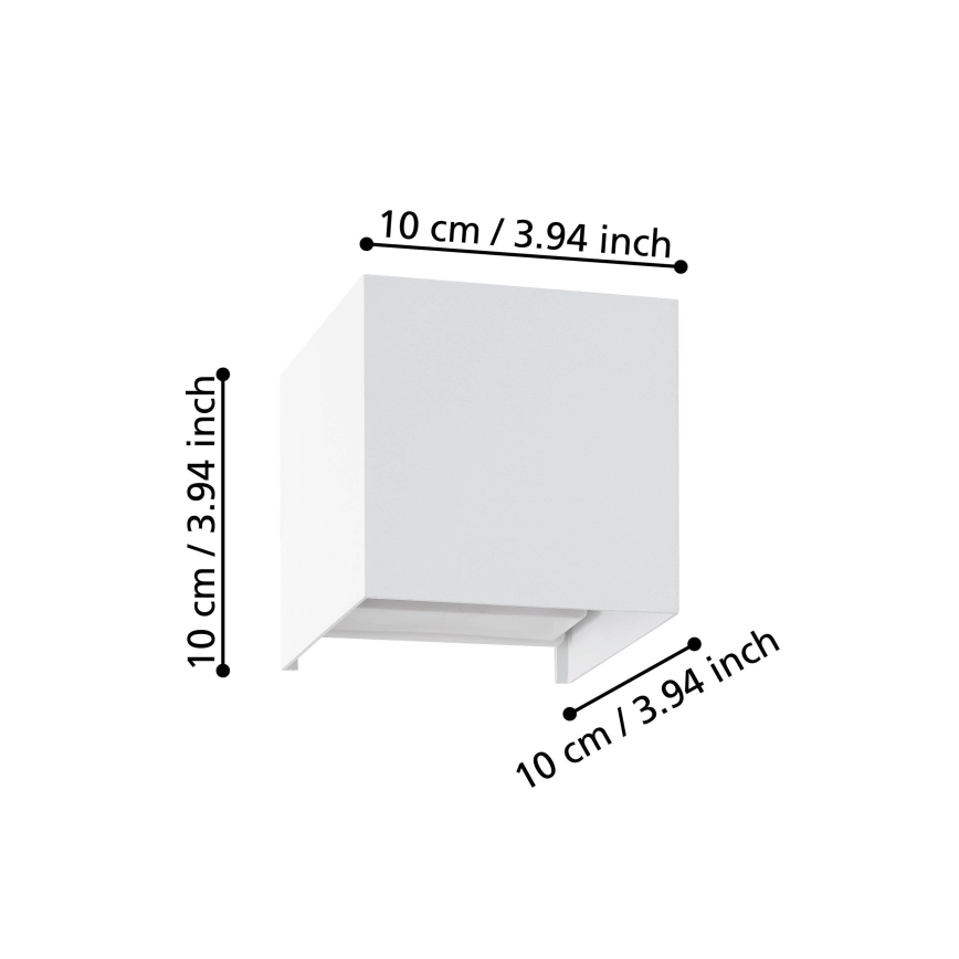 Eglo - Aplique LED 2xLED/1,5W/230V 3000K blanco