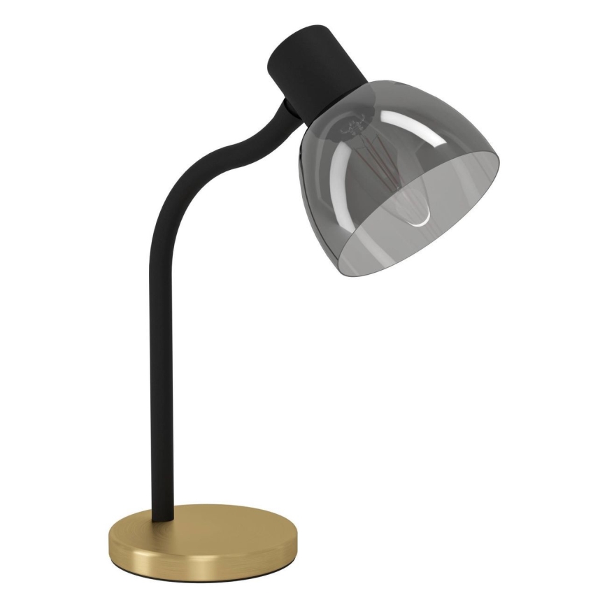 Eglo - Lámpara de mesa 1xE14/25W/230V dorado/negro