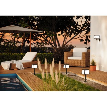 Eglo - Lámpara solar LED con sensor LED/7,5W/3,7V 56cm IP44