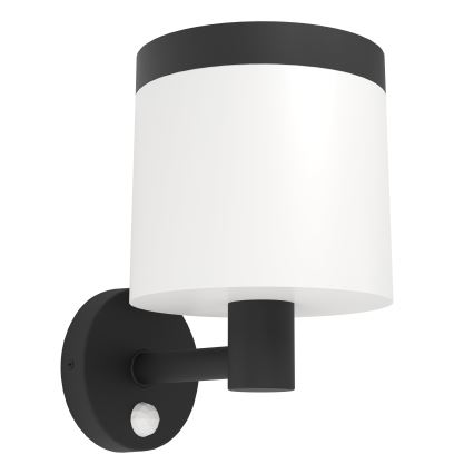Eglo - Aplique LED solar con sensor LED/7,5W/3,7V IP44