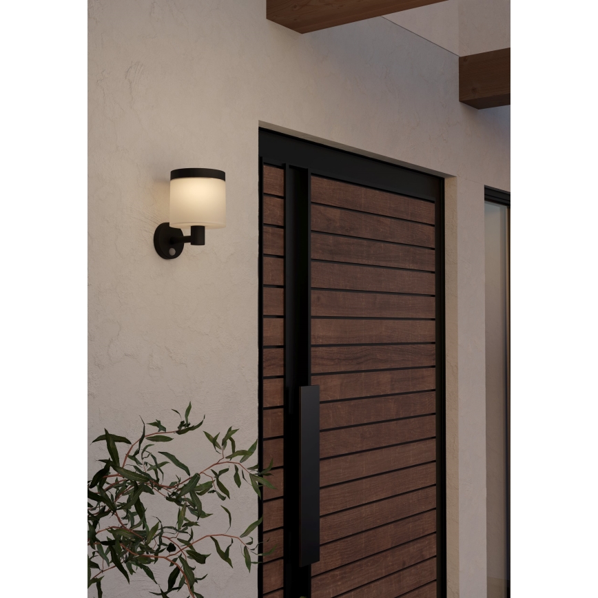 Eglo - Aplique LED solar con sensor LED/7,5W/3,7V IP44