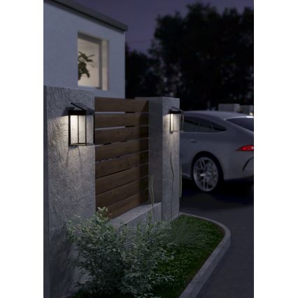 Eglo - Aplique LED solar con sensor LED/6,5W/3,7V IP44