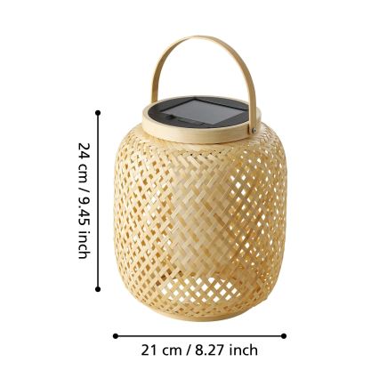 Eglo - Lámpara de mesa LED solar LED/3,3W/3,7V IP44