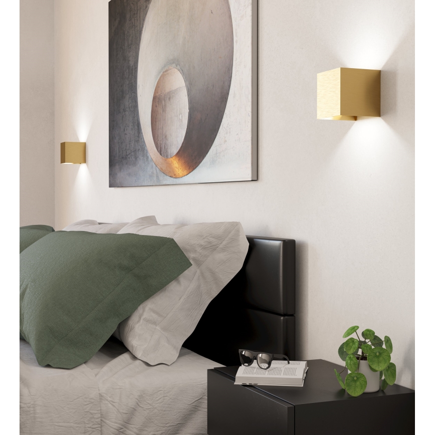 Eglo - Aplique LED 2xLED/1,5W/230V 3000K dorado