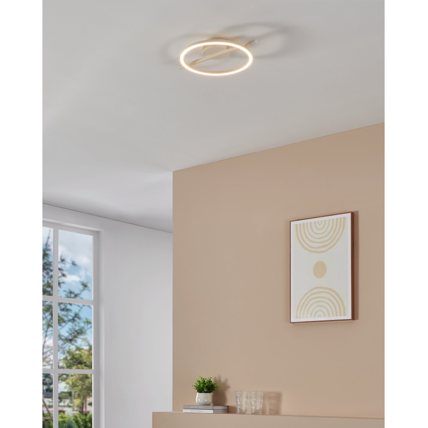 Eglo - Plafón LED RGBW regulable LED/17W/230V 2700-6500K blanco + control remoto