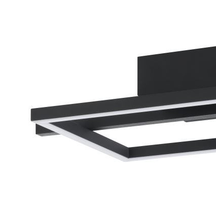 Eglo - Plafón LED RGBW regulable LED/17W/230V 2700-6500K negro + control remoto