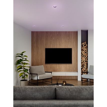 Eglo - SET 3x LED RGBW Lámpara empotrable regulable para el baño 3xLED/3,8W/230V 2700-6500K IP44 + control remoto