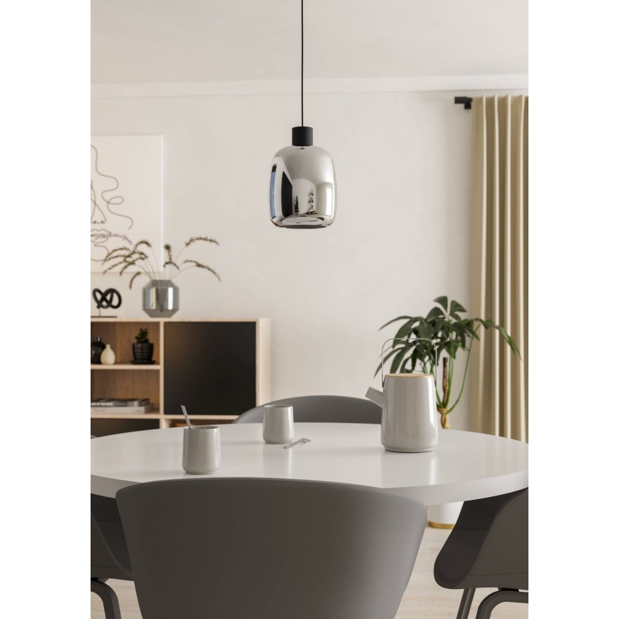 Eglo - LED RGBW Lámpara colgante regulable LED/3,7W/230V 2700-6500K negro ZigBee