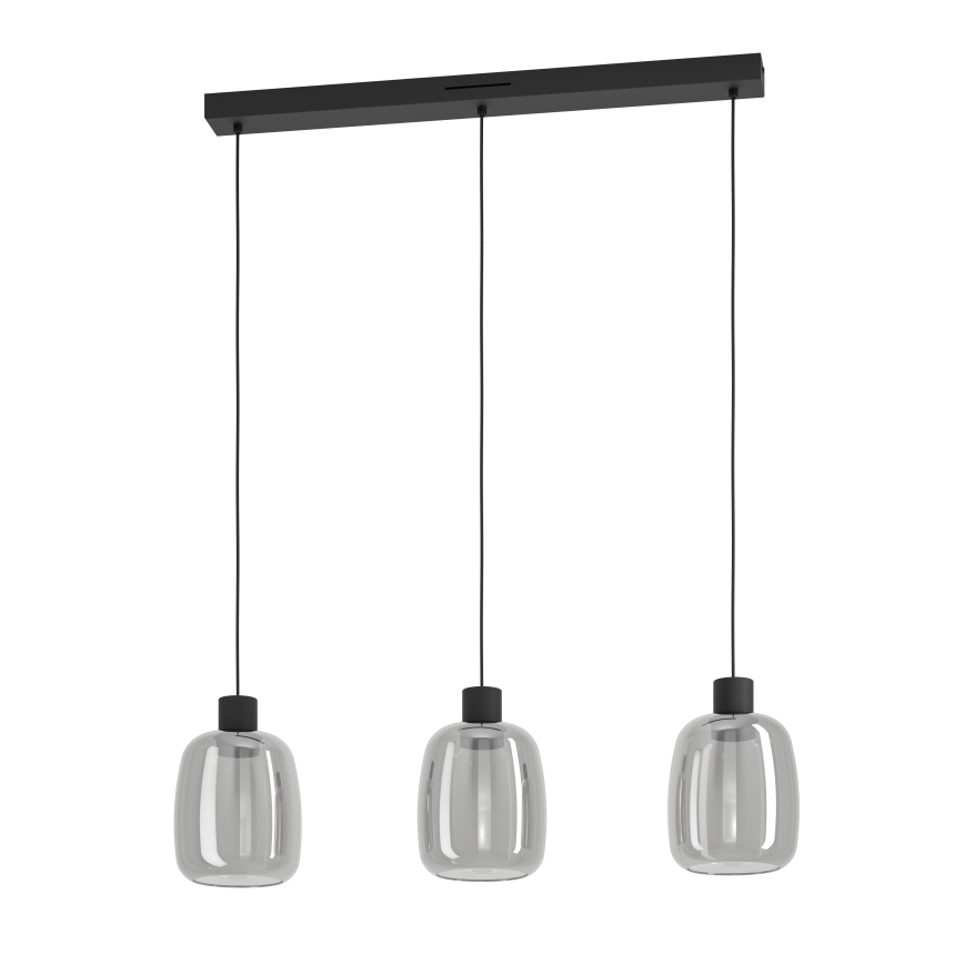 Eglo - LED RGBW Lámpara colgante regulable 3xLED/3,7W/230V 2700-6500K gris