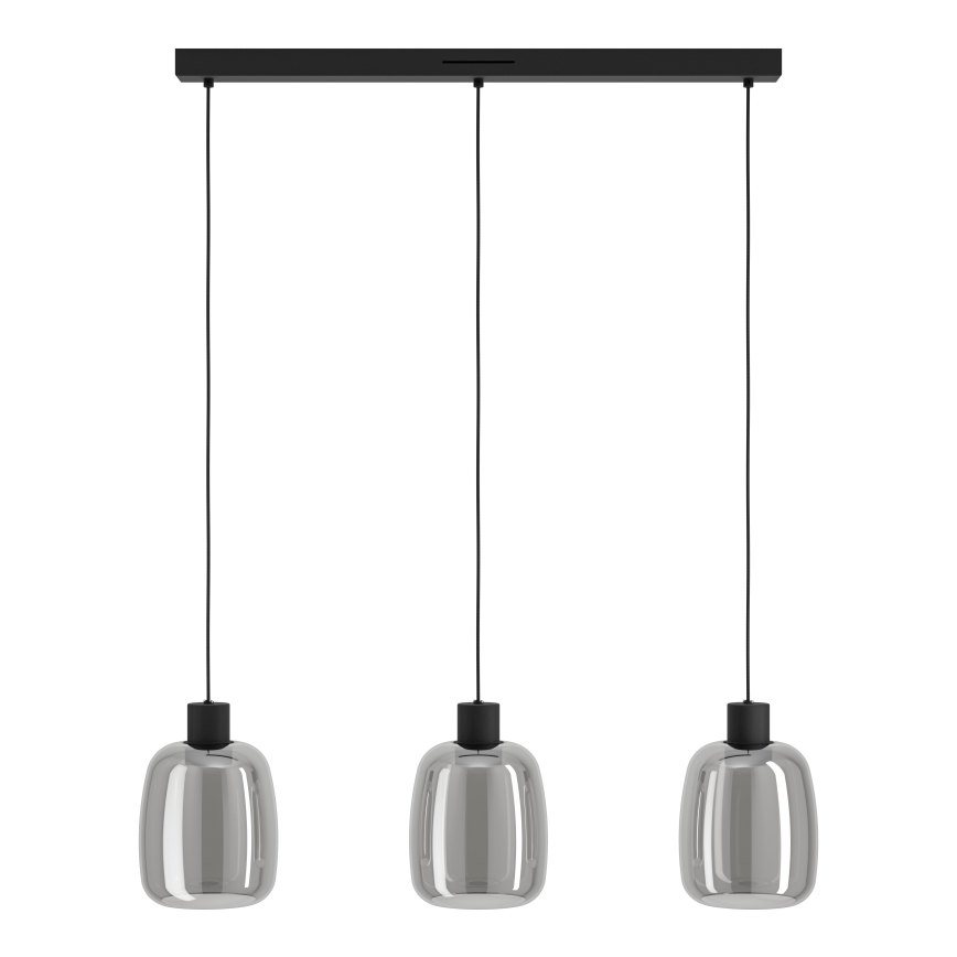 Eglo - LED RGBW Lámpara colgante regulable 3xLED/3,7W/230V 2700-6500K gris