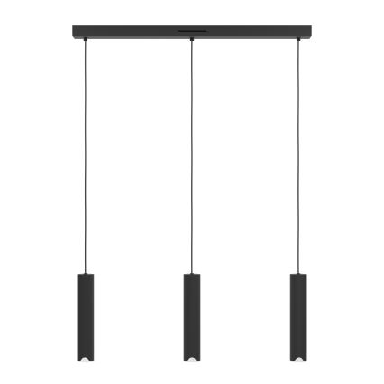 Eglo - LED RGBW Lámpara colgante regulable 3xLED/3,7W/230V 2700-6500K negro