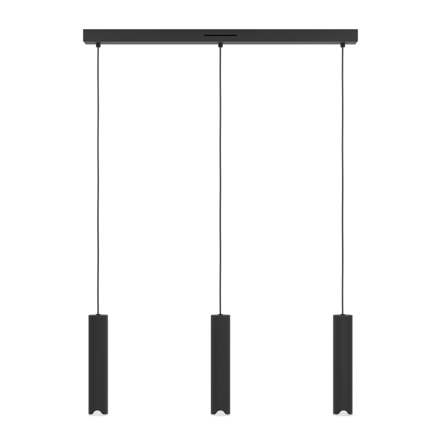 Eglo - LED RGBW Lámpara colgante regulable 3xLED/3,7W/230V 2700-6500K negro