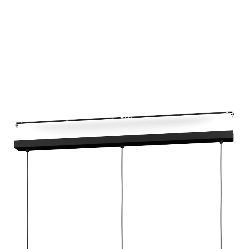 Eglo - LED RGBW Lámpara colgante regulable 3xLED/3,7W/230V 2700-6500K negro