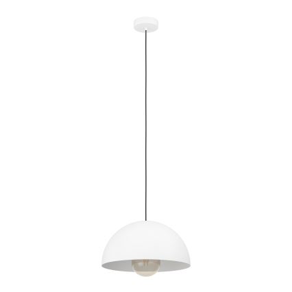 Eglo - Lámpara colgante 1xE27/40W/230V diá. 38 cm blanco