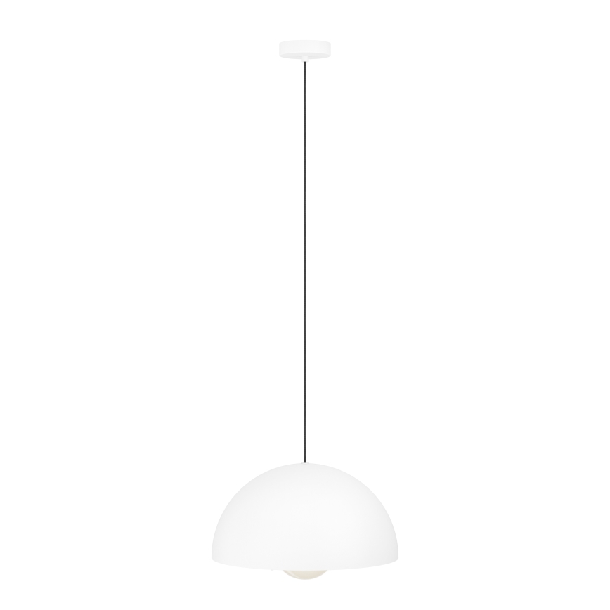 Eglo - Lámpara colgante 1xE27/40W/230V diá. 38 cm blanco