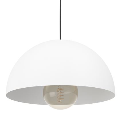 Eglo - Lámpara colgante 1xE27/40W/230V diá. 38 cm blanco