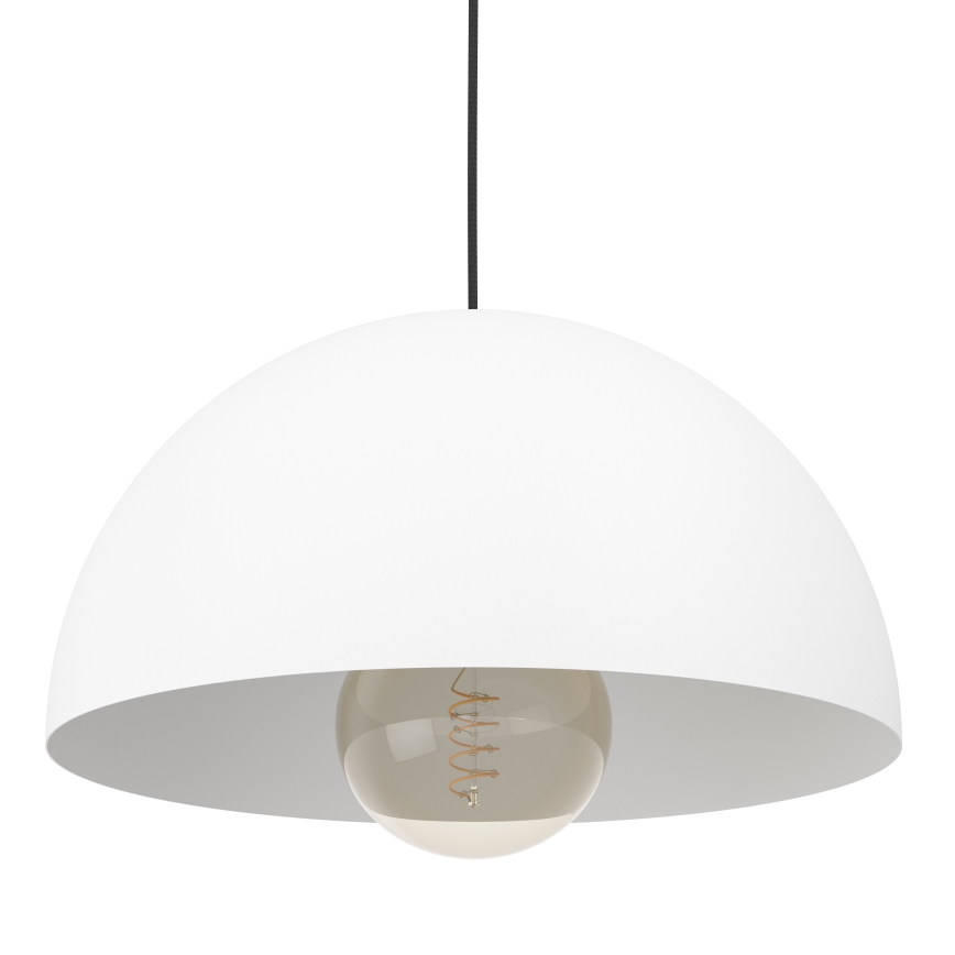 Eglo - Lámpara colgante 1xE27/40W/230V diá. 38 cm blanco