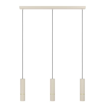 Eglo - Lámpara LED colgante 3xGU10/5W/230V 3000K beige