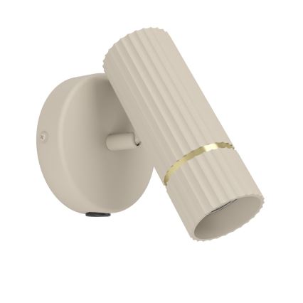 Eglo - Aplique LED 1xGU10/5W/230V 3000K beige