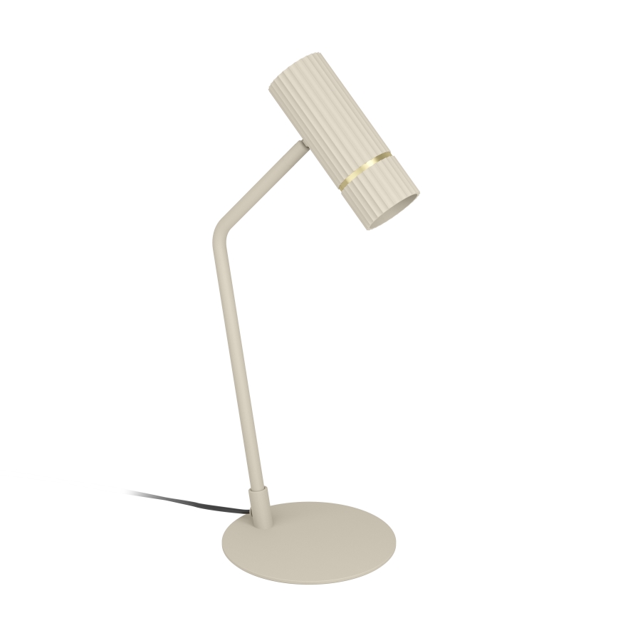 Eglo - Lámpara de mesa LED 1xGU10/5W/230V 3000K beige